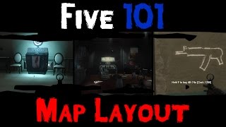 Zombies 101 :: "Five" 101 :: Map Layout - Perk Locations, Mystery Box Locations, Walkthrough