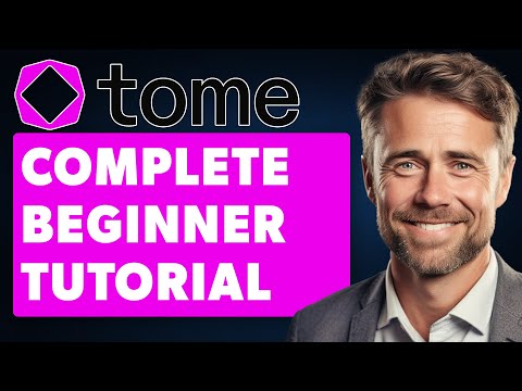 How to Use Tome.app - Tome AI Tutorial for Beginners (Full 2025 Guide)