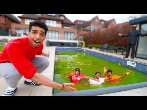 SLIME POOL PRANK (Mystery Wheel Challenge)