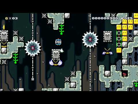 Cave Spinner by uP'n'atOm ~ SUPER MARIO MAKER ~ NO COMMENTARY 1bd