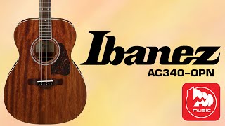 Video thumbnail for Акустическая гитара Ibanez AC340-OPN by PopMusicRu