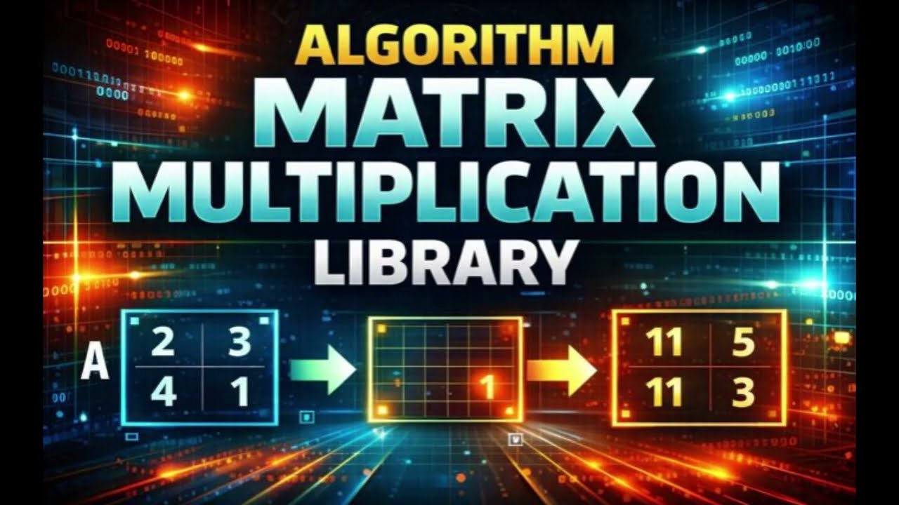 ALGORITHM: Matrix Multiplication Library