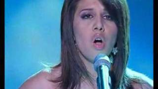 Fabiola canta Por ti Volaré- Final Desafío de Estrellas