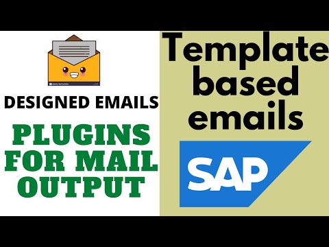 Customized Emailing in S4 HANA | Designed Mail Output | Template Based Mail SAP