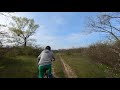 Bike Ride In Forest Beautiful Nature 4K 50fps