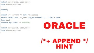 Oracle SQL - Loading a large amount of data into a table