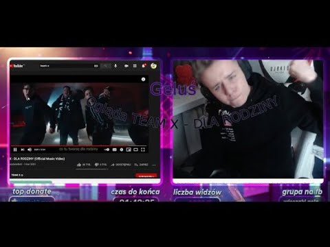 REAKCJA GELUSIA NA TEAM X - DLA RODZINY