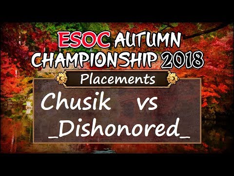 [AoE3] ESOC Autumn Championship 2018 — Placements: Chusik vs _Dishonored_