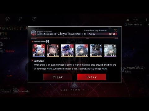 Path to nowhere Oblivion Pit S67 Map 2 - Chrysalis Sanctum ( cross area buff )