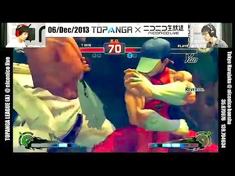 Daigo Umehara (Ryu) vs Kazunoko (Yun) - SSF4 AE2012