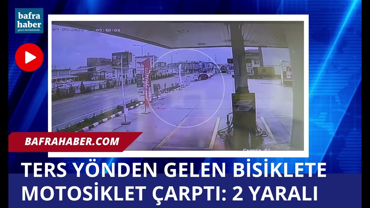 Motosiklet Bisikletliye Çarptı: 2 Yaralı