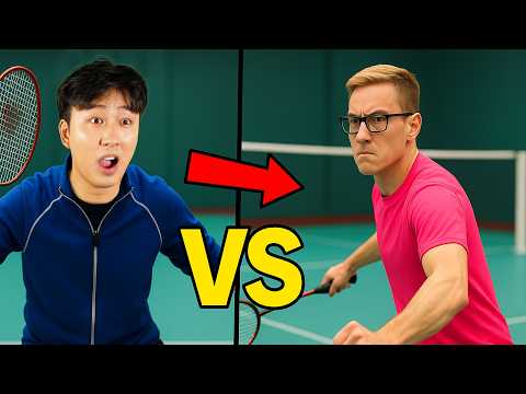 Ho sfidato un giocatore di badminton di livello mondiale... e me ne sono pentito