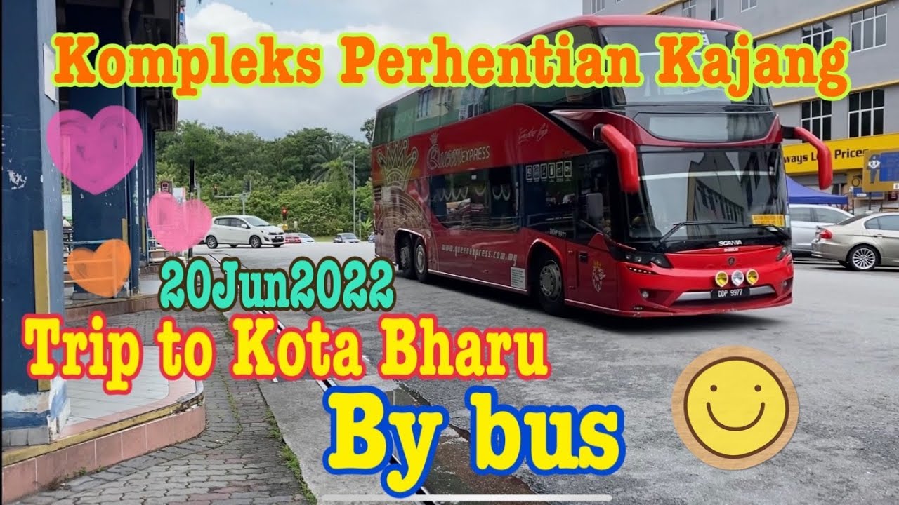 9-hours double-decker bus trip from Selangor to Kelantan Malaysia