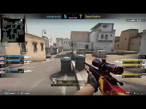 CS:GO POV Demo Vitality ZywOo (29/14) vs Complexity (de_dust2)