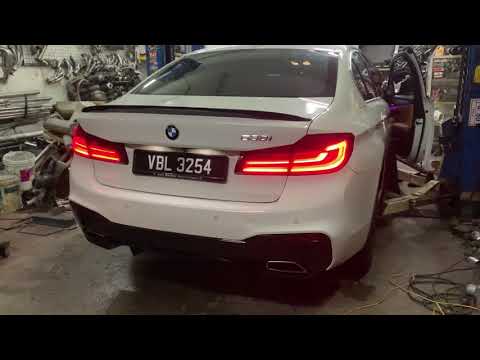Bmw 530i G30 straight pipe