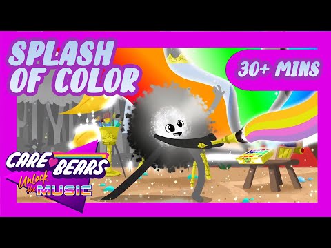 @carebears- A Splash of Color! | 30+ Full Episodes | Unlock the Music | Cartoons For Kids