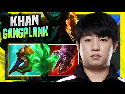 KHAN IS READY FOR HIS ICONIC GANGPLANK! - DK Khan Plays Gangplank TOP vs Camille! | Season 11