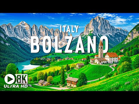 Bolzano, Italy 8K UHD – Admire The Fairytale City In The Green Valley Under The Alps