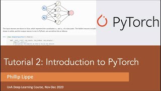 Tutorial 2: Introduction to PyTorch (Part 1)