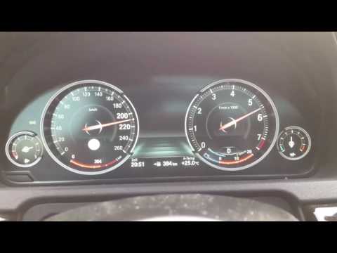 BMW 5er GT 550i f07 (8 Zyl. 450 PS, 650 Nm) 160-260 km/h (Höchstgeschwindigkeit im Comfort-Modus)