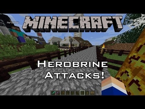 Minecraft - Herobrine Attacks!
