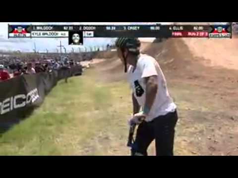 KYLE BALDOCK GOLD MEDAL WINING PERFORMANCE AT  BMX DIRT FINAL