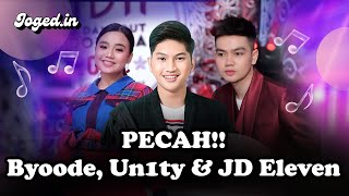 Download lagu KOMPAK BANGET!! Byoode, Un1ty & JD Eleven Medley “Dua Kursi” Sampai “Tarik Selimut” | Joged.in mp3