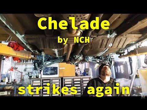 Applying anti-rust paint Chelade on the bottom of the car * live 181111