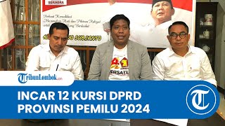 Partai Gerindra NTB Rilis Daftar Nama Bacaleg Pemilu 2024, Incar 12 Kursi DPRD Provinsi