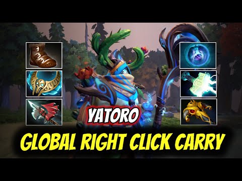 Yatoro Global Right Click Carry Natures Prophet - Revenant Brooch Build |Dota 2 Pro Highlights.