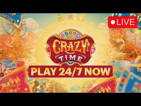 Crazy Time Jackpot Hunt 🔴 24/7 Casino Stream Live!