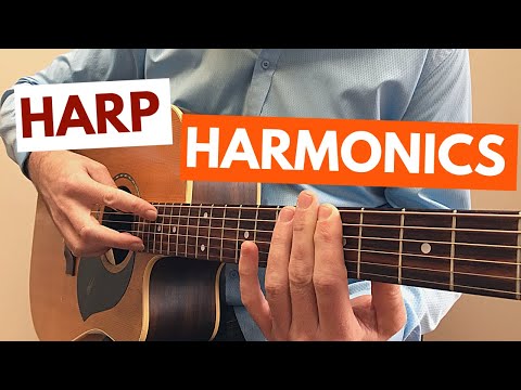 [Harp Harmonic Guitar Lesson] - Learn How To Play Harp Harmonics