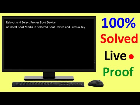Reboot and Select Proper Boot Device | Insert Boot Media in Selected Boot Device and Press a Key 