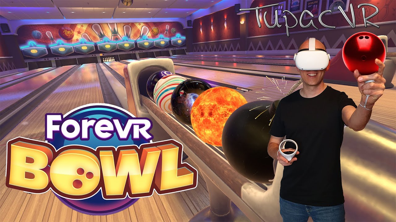 TupacVR - ForeVR Bowl - Eine ruhige Kugel schieben - Oculus Quest 2 VR Gameplay - Deutsch / German