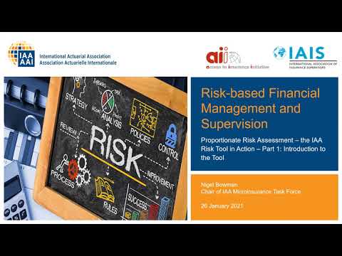 Webinar mini-series: Proportionate Risk Assessment – The IAA Risk Tool in Action