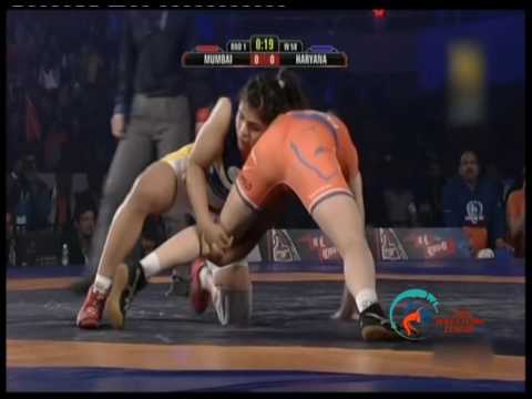 Pro Wrestling League 2015- Sakshi Malik Vs Oksana -27th Dec| REVANTA MUMBAI GARUDA - HARYANA HAMMERS