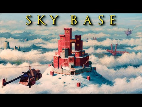 Living in a Sky Base on the Tallest Mountain in Vanilla Rust…