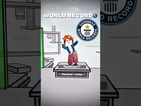 Beating Realrosa’s record #roblox #speedruning #robloxedit #games #realrosa #gobdevstimerecords