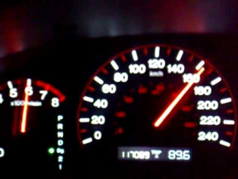 2004 honda accord 2.4 0-220 acceleration with air intake & headers