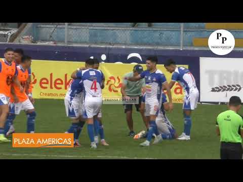 CSD Suchitepéquez 1-0 Deportivo San Pedro FC. Anotación de Raúl Peñaranda al minuto 76.