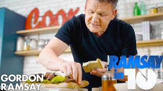 The Perfect Steak Sandwich Recipe in Just 10 Minutes | Gordon Ramsay