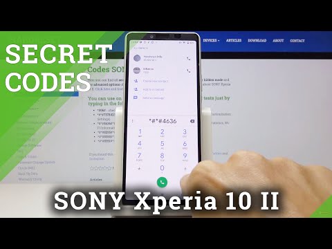 Secret Codes in SONY Xperia 10 II - Service Mode / Testing Menu