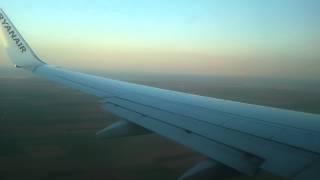 preview picture of video 'In avion, aproape de aterizare aeroportul Mihail Kogalniceanu'
