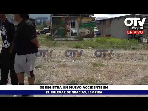 SE REGISTRA UN NUEVO ACCIDENTE EN EL BULEVAR DE GRACIAS, LEMPIRA