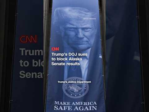 Trump's DOJ sues to block Alaska Senate results