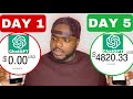 HOW TO MAKE MONEY ONLINE WITH ChatGPT AI Bot ($100/ Per Day)