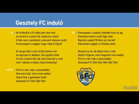 Gesztely FC induló (nem hivatalos)