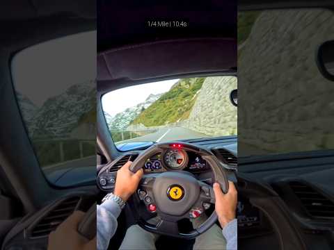 Ferrari 488 Pista at Susten Pass POV | Pure Sound
