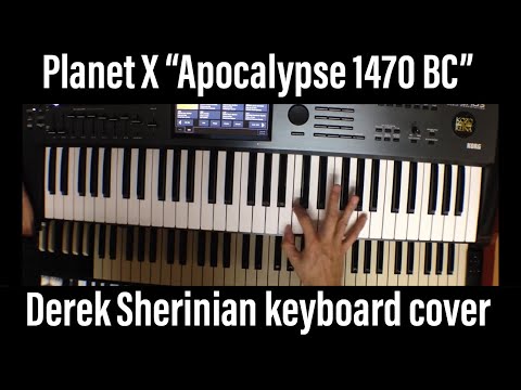 Planet X Apocalypse 1470 BC keyboard cover Derek Sherinian KRONOS HAMMOND XK3c Leslie 2101 デレクシェリニアン