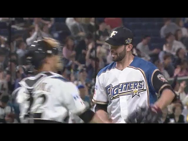 【9回表】ファイターズ・マルティネス 完投で来日初勝利を飾った!! 2018/4/6 F-M